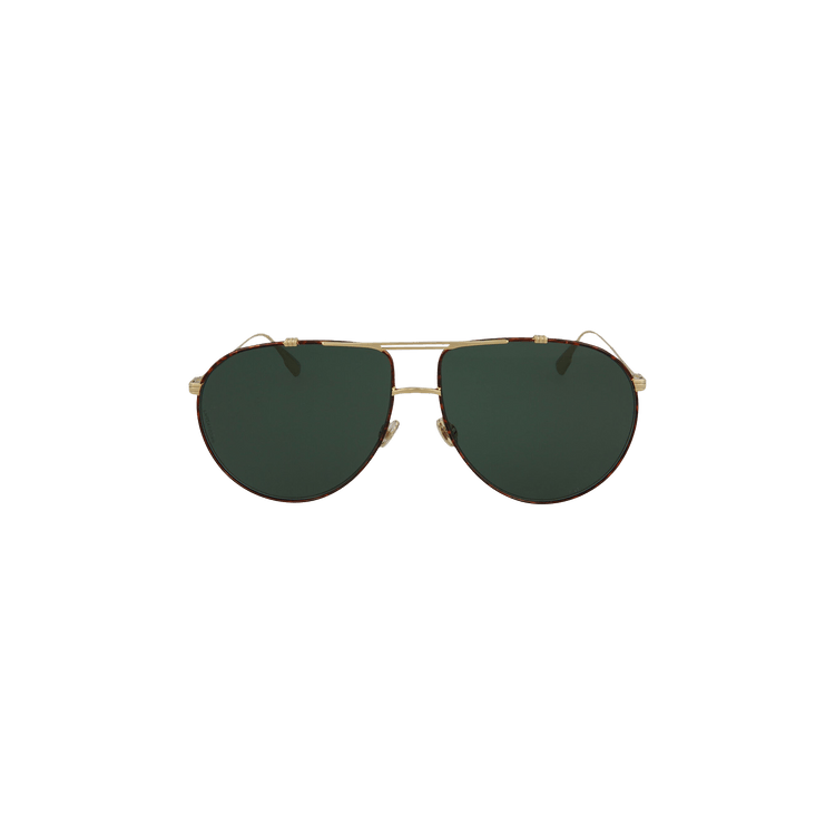 Dior Aviator Style Metal Sunglasses — Gold
