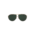 Dior Aviator Style Metal Sunglasses — Gold