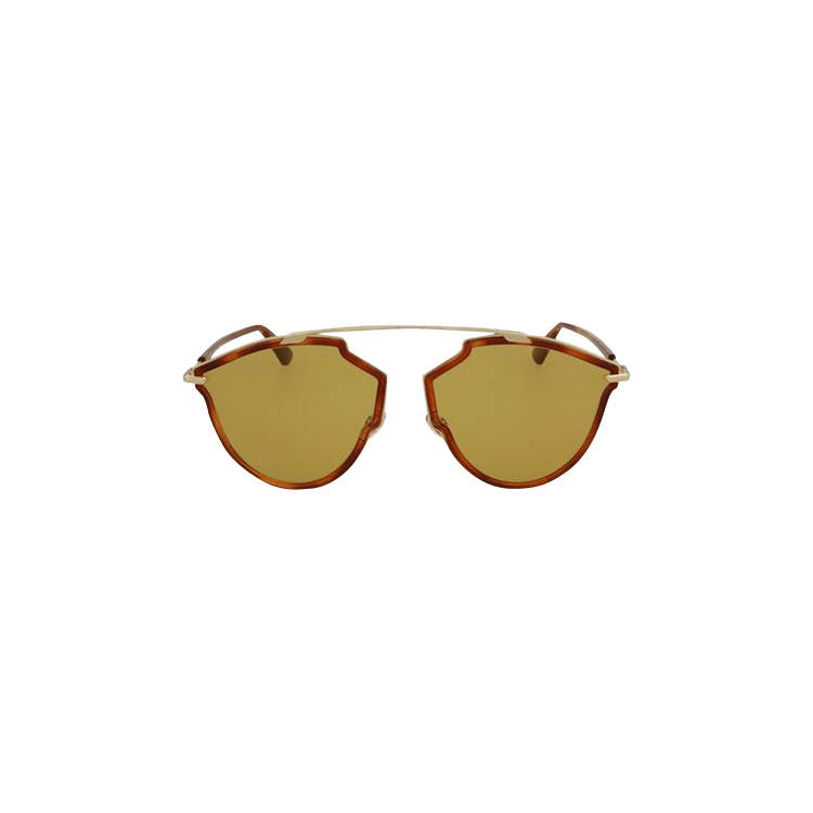 Dior Cat Eye Metal Sunglasses — Brown