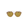 Dior Cat Eye Metal Sunglasses — Brown