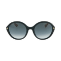 Gucci Round Oval Sunglasses — Black
