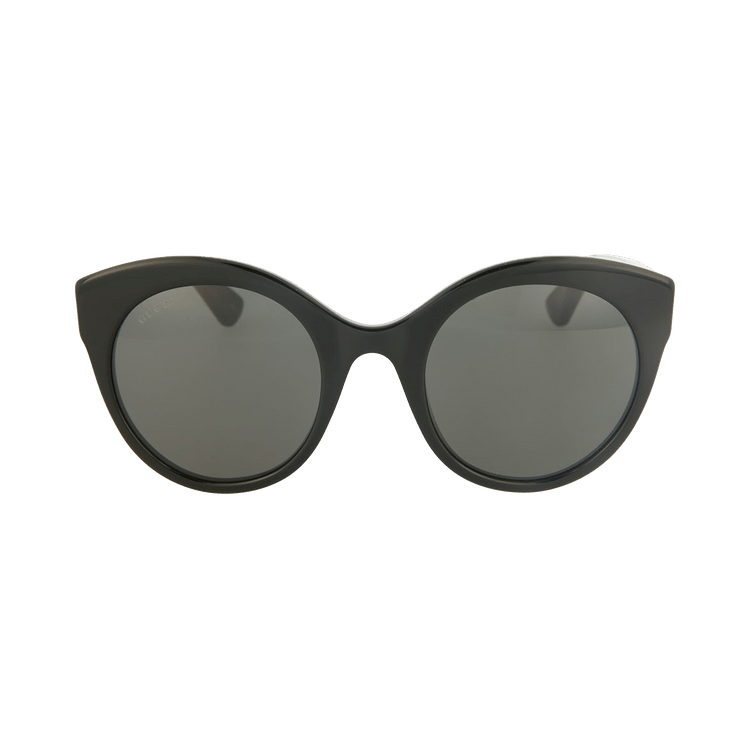 Gucci Round Oval Sunglasses — Brown