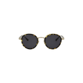 Gucci Round Titanium Sunglasses — Black