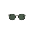 Gucci Oval Titanium Sunglasses — Black