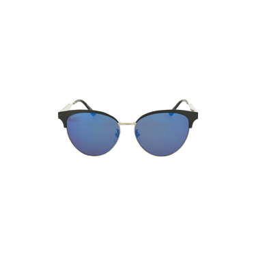 Gucci Wayfarer Metal Sunglasses — Silver