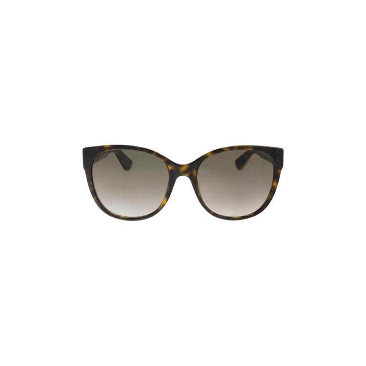 Gucci Square Rectangle Sunglasses — Brown