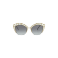Gucci Cat Eye Metal Sunglasses — Gold