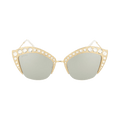 Gucci Cat Eye Sunglasses — Gold