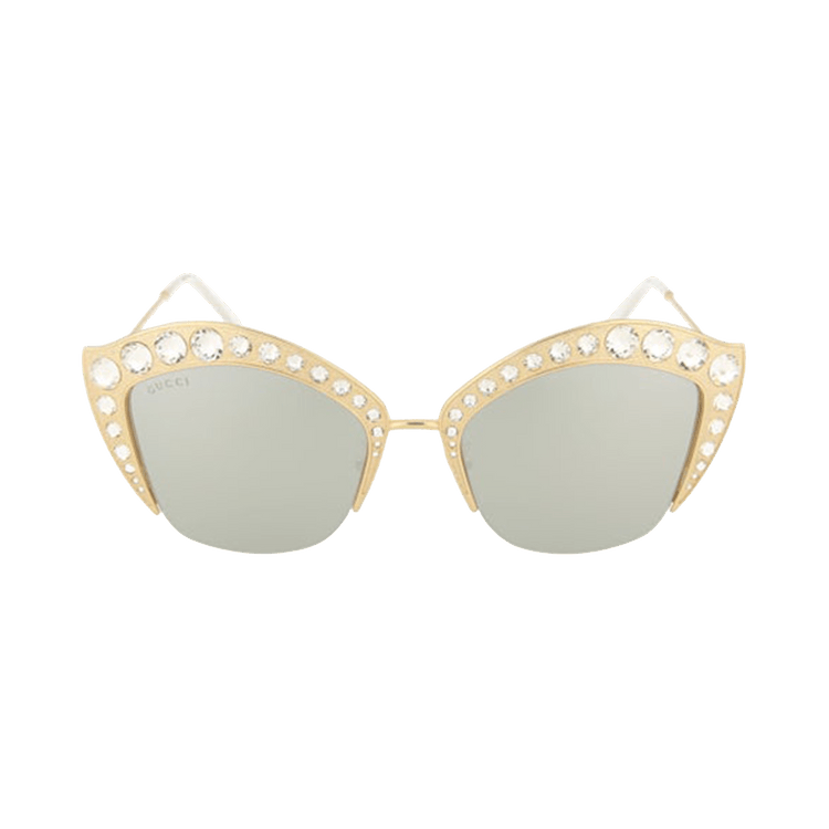 Gucci Cat Eye Sunglasses — Gold