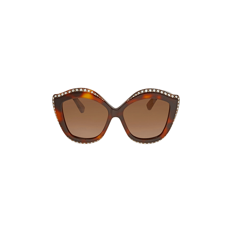 Gucci Cat Eye Sunglasses — Brown