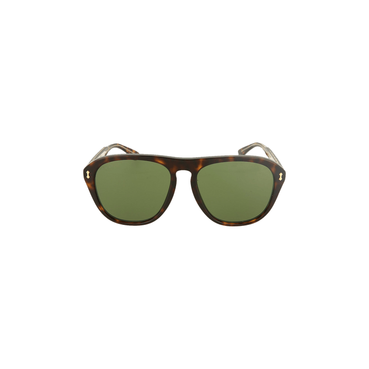 Gucci D Frame Tortoiseshell Sunglasses — Brown