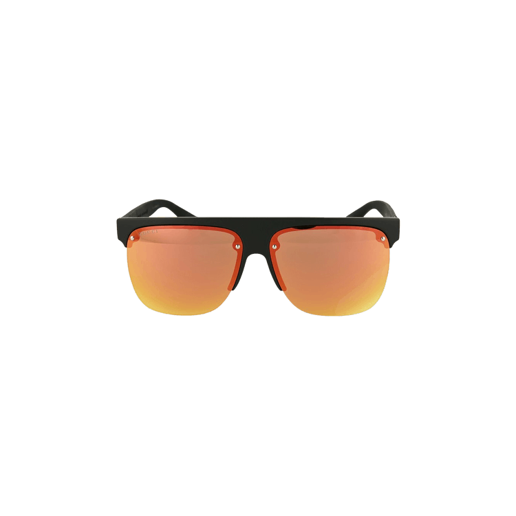 Gucci Square Rectangle Sunglasses — Black