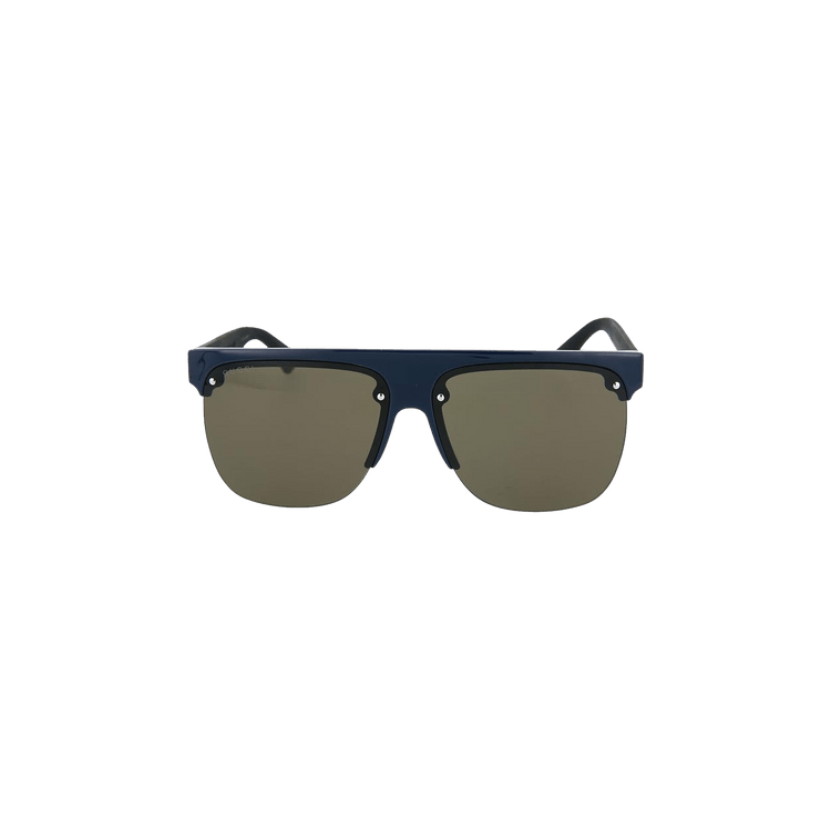Gucci D Frame Acetate Sunglasses — Blue