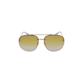 Gucci Aviator Frame Metal Sunglasses — Multi-Color