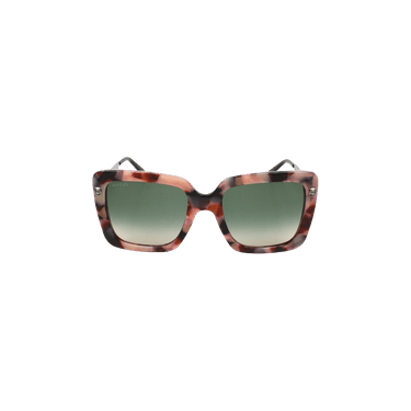 Gucci Square Rectangle Sunglasses — Pink