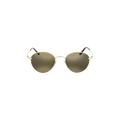Gucci Round Titanium Sunglasses — Gold
