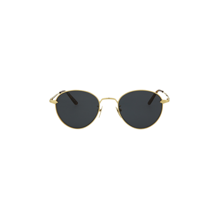 Gucci Round Titanium Sunglasses — Gold