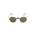 Gucci Round Frame Metal Sunglasses — Gold