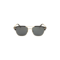 Gucci Square Frame Metal Sunglassses — Gold