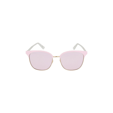 Gucci Round Frame Metal Sunglasses — Gold