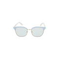 Gucci Round Frame Metal Sunglasses — Blue