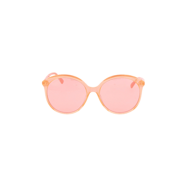 Gucci Round Oval Sunglasses — Orange
