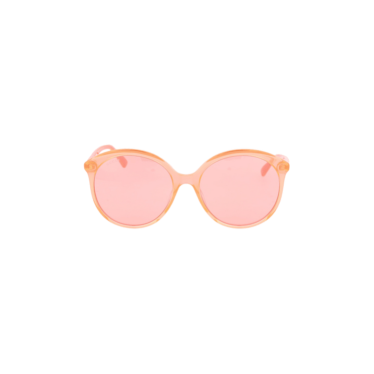 Gucci Round Oval Sunglasses — Orange