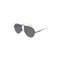 Gucci Aviator Metal Sunglasses — Grey