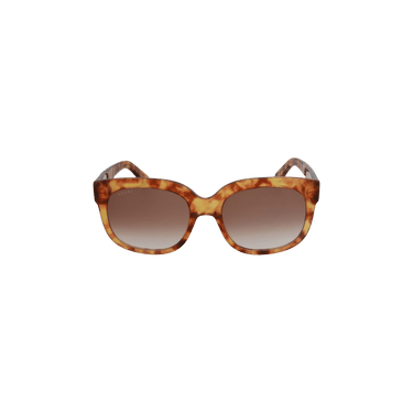 Gucci Square Frame Acetate Sunglasses — Brown