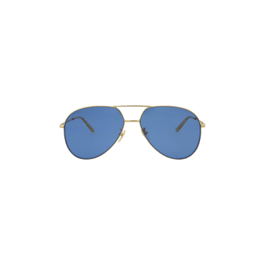 Gucci Aviator Metal Sunglasses — Gold