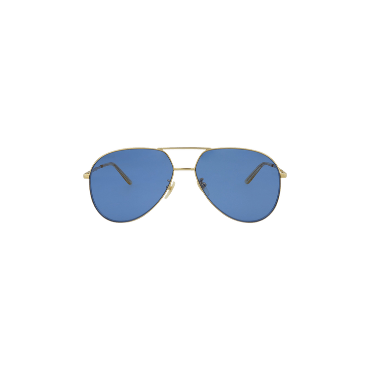 Gucci Aviator Metal Sunglasses — Gold