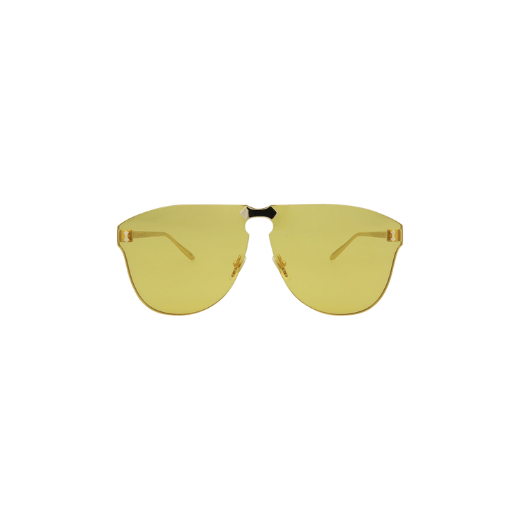 Gucci Aviator Metal Sunglasses — Gold