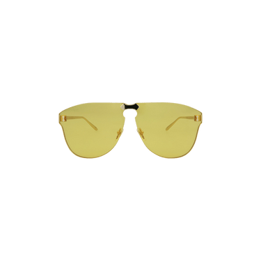 Gucci Aviator Metal Sunglasses — Gold