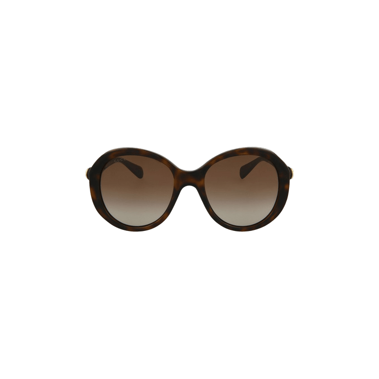 Gucci Oval Acetate Sunglasses — Multi-Color