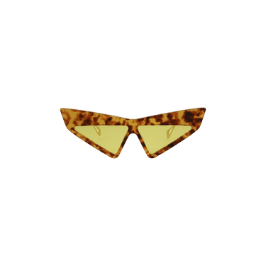 Gucci Cat Eye Acetate Sunglasses — Brown
