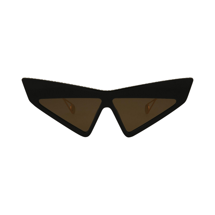 Gucci Cat Eye Acetate Sunglasses — Black