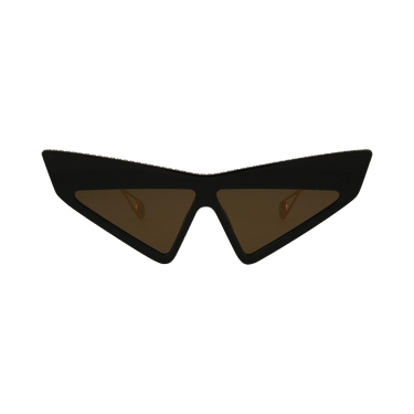 Gucci Cat Eye Acetate Sunglasses — Black