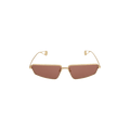 Gucci Cat Eye Metal Sunglasses — Gold