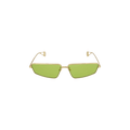 Gucci Cat Eye Metal Sunglasses — Gold