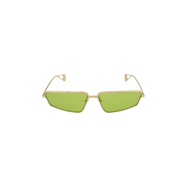 Gucci Cat Eye Metal Sunglasses — Gold