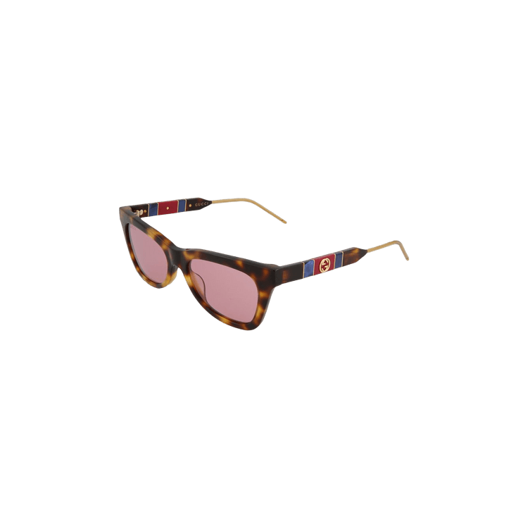 Gucci Cat Eye Frame Acetate Sunglasses — Black