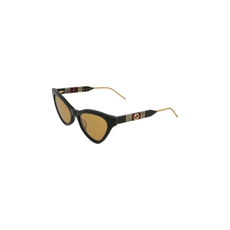 Gucci Cat Eye Acetate Sunglasses — Black