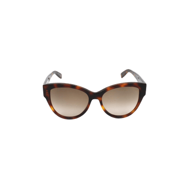 Saint Laurent Round Oval Sunglasses — Brown