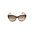 Saint Laurent Round Oval Sunglasses — Brown