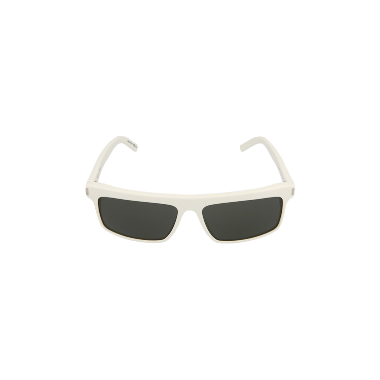 Saint Laurent Square Frame Acetate Sunglasses — White