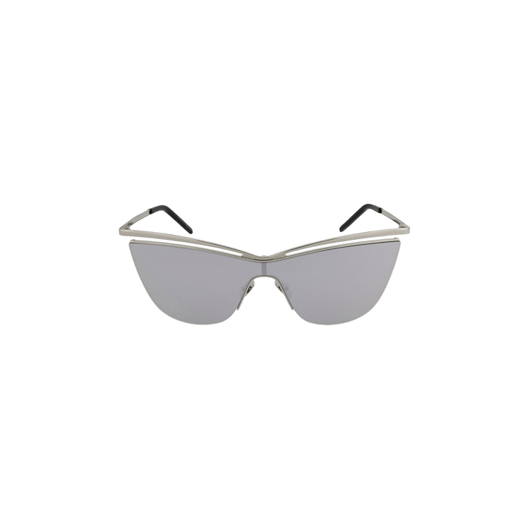 Saint Laurent Cat Eye Sunglasses — Silver