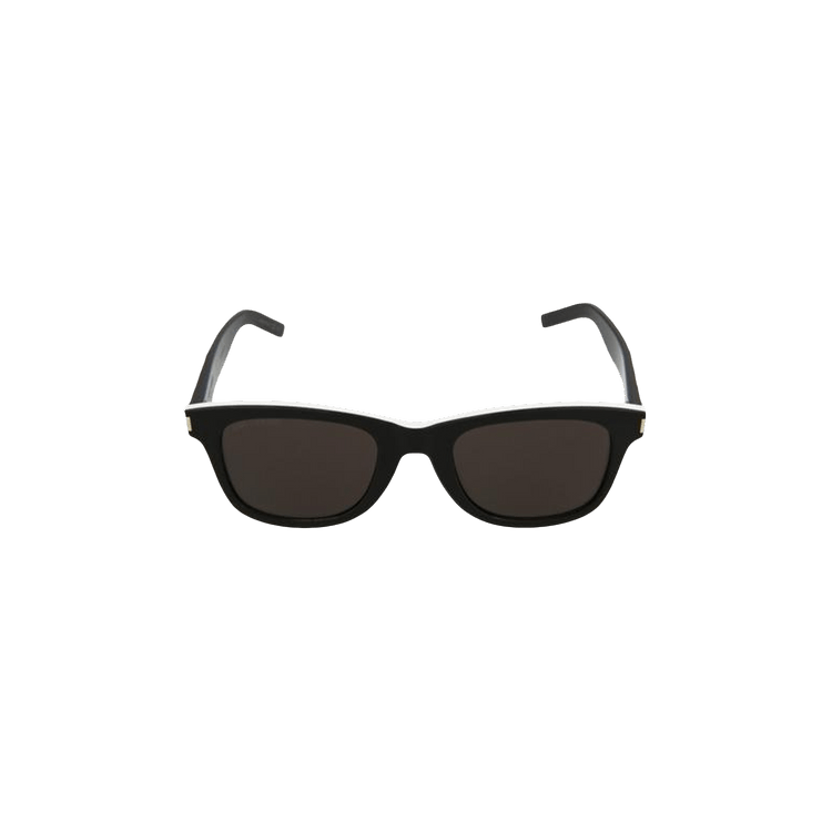 Saint Laurent Square Frame Acetate Sunglasses — Black