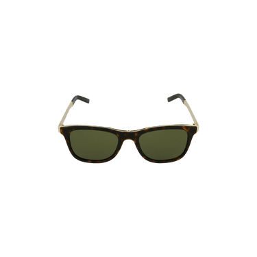 Saint Laurent Square Frame Acetate Sunglasses — Brown