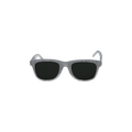 Saint Laurent Square Rectangle Sunglasses — White