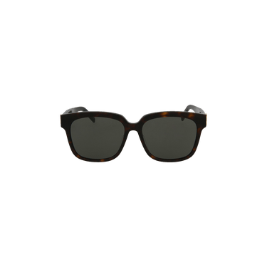 Saint Laurent Square Frame Acetate Sunglasses — Brown